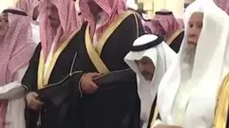 ببینید؛ محمد بن سلمان بر پیکر مفتی اعظم نماز خواند
