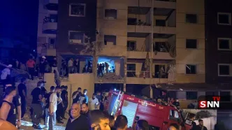 تصاویری از حمله شبانه اسرائیل به جنوب لبنان