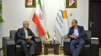 دیدار نماینده مردم رشت و خمام در مجلس شورای اسلامی با مدیرعامل سازمان منطقه آزاد انزلی