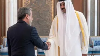 وزیر امور خارجه با امیر قطر دیدار کرد