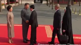 پزشکیان دست همسر رئیس جمهور چین را رد کرد