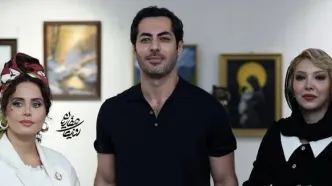 نمایش مد بازیگران در اکران «گوزن‌های اتوبان»؛ از حضور نوید پورفرج تا استایل جنجالی الناز شاکردوست!