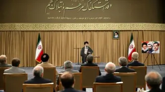 عکسی از دیدار امروز اعضای دولت با رهبرانقلاب
