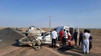 تصادف مرگبار آزرا با الاغ