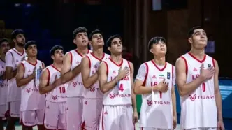 پیروزی مقتدرانه تیم ملی بسکتبال زیر ۱۶ سال ایران