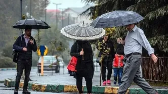 تداوم بارش باران در این استان‌ها