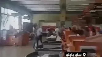 ببینید؛ حمله مرگبار زنبورها به مشتریان یک سوپرمارکت