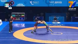 کشتی امیرحسین فیروزپور مقابل کامیل کوروگلیف در رده بندی را ببینید ی کامل
