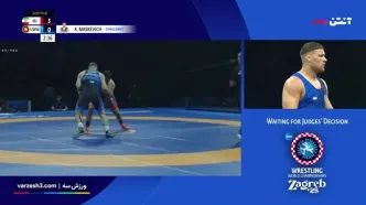 ببینید؛ صعود هادی ساروی به فینال با شکست ماسکویچ بلاروس وزن ۹۷ کیلو