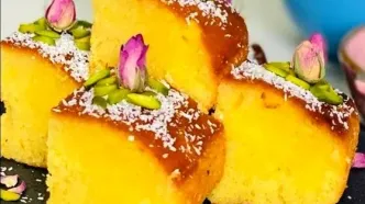 طرز تهیه کیک زعفرانی خوشمزه