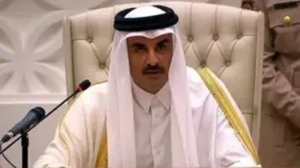امیر قطر پیام رئیس جمهور ایران را دریافت کرد