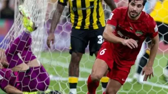 برد شباب الاهلی مقابل الاتحاد با درخشش سعید عزت اللهی