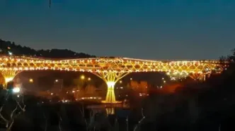 «پل طبیعت» به رنگ طلایی درمی‌آید