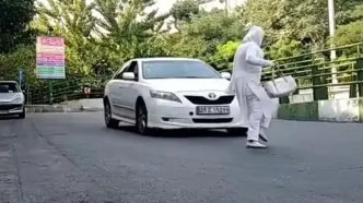 ویدیوی تماشایی از بدلکاری مژگان صادقی