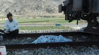 برخورد مرگبار عابر پیاده با قطار در تاکستان