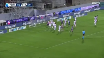 ویدیو: گل اول فیورنتینا به ناپولی توسط لوکا رانیری