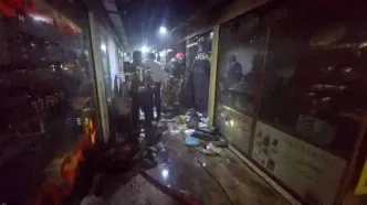 حریق در خیابان جمهوری تلفات جانی نداشت