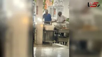 ویدئو عجیب از سرو غذا با بیل در سلف دانشگاه مشهد