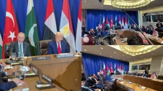 نشست مشترک ترامپ با روسای کشورهای عربی و اسلامی