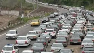 ترافیک سنگین محورهای شمالی در آخرین روزهای تابستان