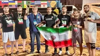 قهرمانی کشتی گیران ساحلی ایران در مراکش
