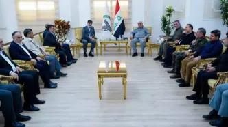ملاقات فرمانده الحشد الشعبی با سردار رادان در بغداد