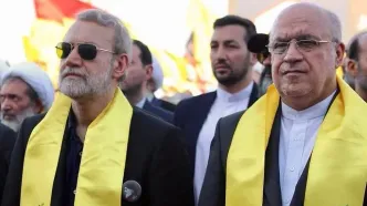 لاریجانی در دیدار با نعیم قاسم: آماده حمایت از لبنان و مقاومت در تمام سطوح هستیم