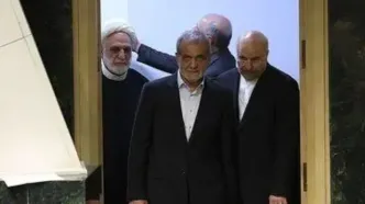 رئیس‌جمهور به بهارستان رفت؛ آغاز جلسه غیرعلنی مجلس با حضور پزشکیان