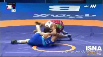 ببینید؛ فن ۵ امتیازی علی مومنی به کشتی‌گیر سوییسی در قهرمانی جهان
