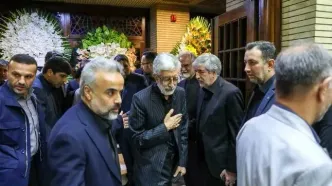 مراسم ختم مادر غلامعلی حدادعادل