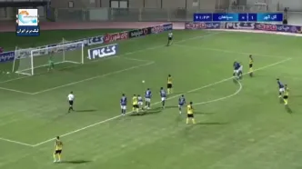 ویدیو: گل اول سپاهان به گل گهر توسط انزو کریولی