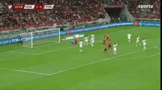 ویدیو: گل اول پرتغال به مجارستان توسط برناردو سیلوا