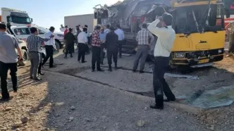 علت تصادف اتوبوس دانشجویان پیراپزشکی سمنان مشخص شد