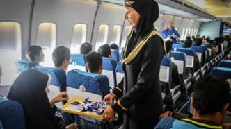 پذیرایی لاکچری از مسافران هواپیمای کیش خبرساز شد