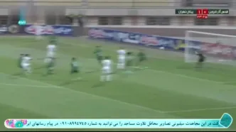 گل اول پیکان به شمس آذر توسط صادقی + ویدئو