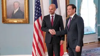 وزیران خارجه آمریکا و فرانسه درباره ایران گفتگو کردند
