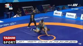 ببینید؛ فینالیست شدن سعید اسماعیلی بعد از مبارزه تماشایی مقابل حریف روس