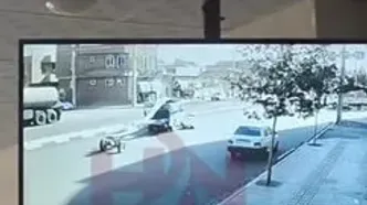 لحظه دلخراش مرگ دختر جوان بر اثر برخورد با نیسان