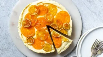 عصرونه امروز: طرز تهیه چیزکیک نارنگی: دسر خوش‌عطر پاییزی به دو روش آسان