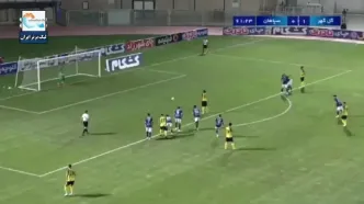 ویدیو: گل اول سپاهان به گل گهر توسط انزو کریولی