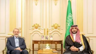 پیغام وزیر دفاع عربستان پس از دیدار با لاریجانی