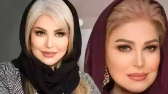 اکرم محمدی در کنار دخترش «مروارید»