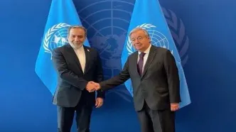 دیدار و گفتگوی وزیر امور خارجه با دبیرکل سازمان ملل