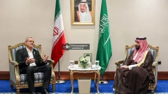 تصاویر توجه‌برانگیز از پزشکیان و بن سلمان در دوحه