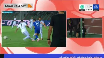 لحظه اخراج مستقیم بازیکن پیکان در برابر استقلال +فیلم