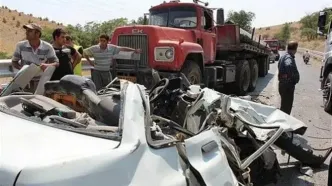 تصادف مرگبار در محور طبس به یزد؛ ۵ عضو یک خانواده جان باختند