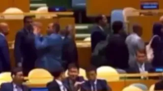 ده‌ها هیأت پیش از سخنرانی نتانیاهو سالن را ترک کردند