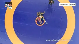 ببینید؛ قهرمانی هادی ساروی با شکست حریف روس در فینال جهانی ۲۰۲۵