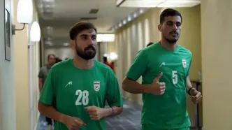 تمرین سبک تیم ملی فوتبال ایران پیش از دیدار با تاجیکستان