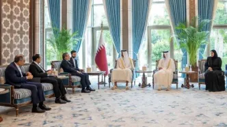 دوحه: پیام شفاهی رئیس‌جمهور ایران به امیر قطر منتقل شد